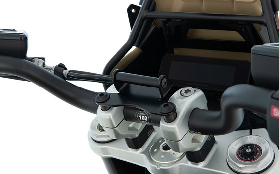 Geräte-/Smartphonehalter 12mm Rundrohr R nineT- schwarz - Bild 1