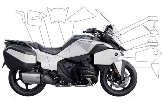 Lackschutzfolien Komplett-Set PremiumShield R 1300 RT- transparent - Bild 1