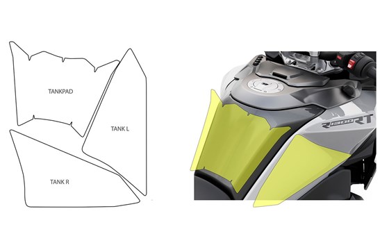 Tankschutzfolie PremiumShield R 1300 RT- transparent - Bild 1