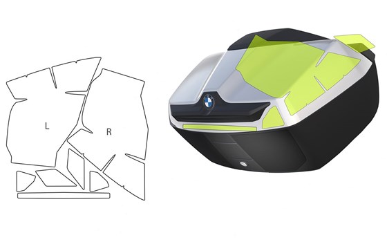 Topcase-Schutzfolie PremiumShield R 1300 RT- transparent - Bild 1