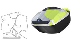 Topcase-Schutzfolie PremiumShield R 1300 RT- transparent