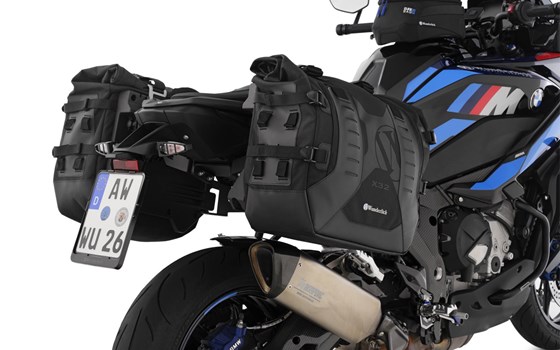 Gepäcksystem Seitentaschen X-BAG mit X-Rack light - schwarz - Satz - Bild 1