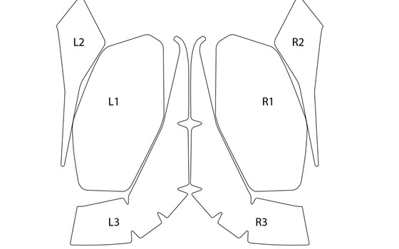 Schutzfolienset Seitenkoffer PremiumShield R 1300 R + RS- transparent - Bild 3