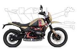 Lackschutzfolie PremiumShield BMW R 12 G/S Komplettset - - Matt