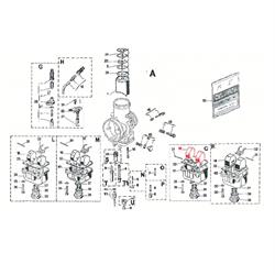 Schwimmer DELL'ORTO 9 gr., 1263001 80