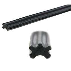 Trittleistengummi, 154777 - 097237 für Vespa 50 L/S V5SA1T 15325->/Special/SS/90 V9A1T 25001->/SS/125 Super/PV/ET3/150 Super