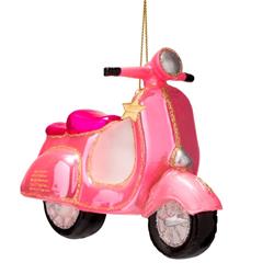 Christbaumschmuck VONDELS mit Motiv "Roller" pink