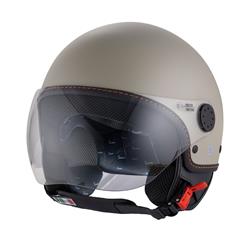 Helm PIAGGIO Vespa Demi Jet Langhe, beige,Q03, Gr. XS, 54cm Jethelm