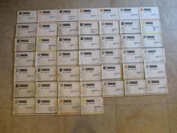 46 Stk. Historische Yamaha Teilekataloge