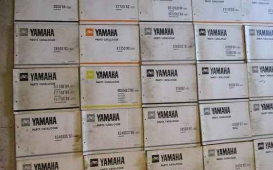 46 Stk. Historische Yamaha Teilekataloge - Bild 2
