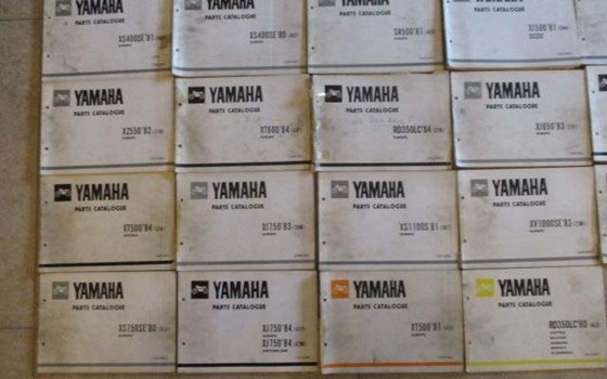 46 Stk. Historische Yamaha Teilekataloge - Bild 3