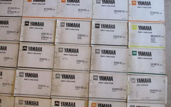 46 Stk. Historische Yamaha Teilekataloge - Bild 4