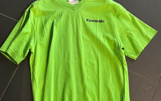 T-SHIRT V-NECK LIME S - Bild 1
