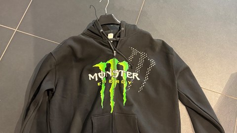 Jacke Monster schwarz/grün XL