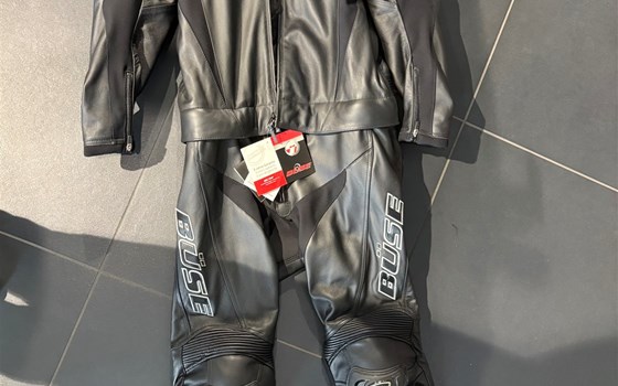 Lederkombi Assen schwarz 54 - Bild 1