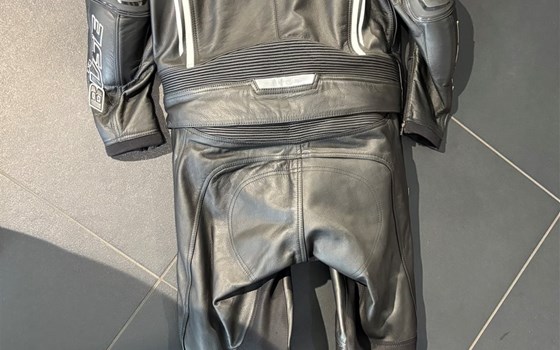 Lederkombi Imola schwarz/weiß 54 - Bild 1