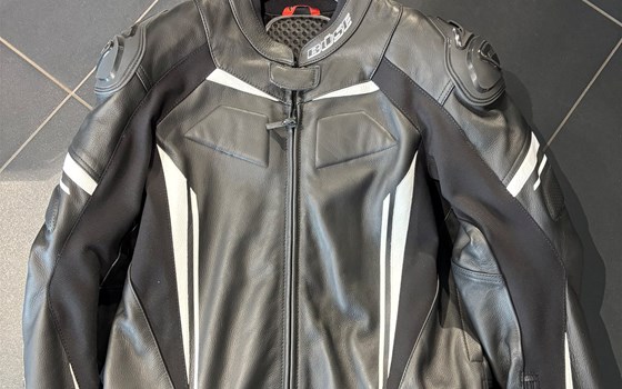 Lederkombi Imola schwarz/weiß 54 - Bild 3