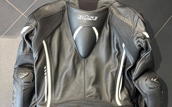 Lederkombi Imola schwarz/weiß 54 - Bild 4