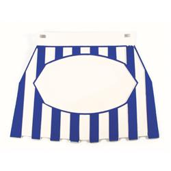 Spritzlappen blau/weiß gestreift