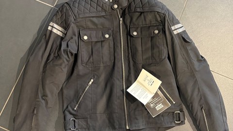 Jacke BÜSE Blackpool Textiljacke schwarz 