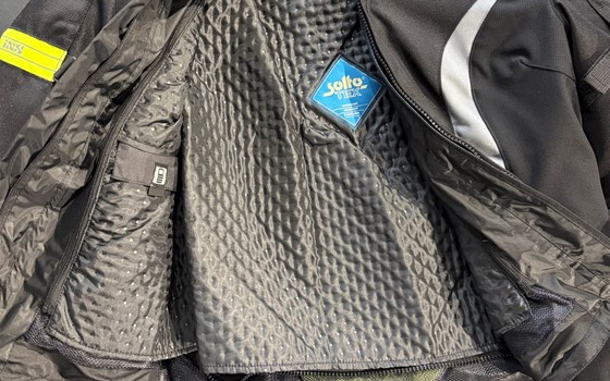 Jacke Sport Damen Jacke 5/8 ST schwarz-grau-gelb - Bild 3