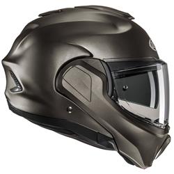 Helm HJC F100, Titanium matt, Gr. XL, 60-61cm Modularhelm