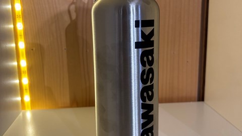 KAWASAKI MET.WATER BOTTLE