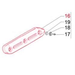 Auspuffblende PIAGGIO 833910 für GILERA Fuoco 500/ PIAGGIO Beverly 400-500/ MP3 400/ X8 400/ X9 500/ X10 500