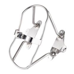 Reserveradhalter, für offene 10" Felge, Durchstieg längs für Lambretta 125 LI (3.Serie)/Special/GP/DL/150 LI (3.Serie)/Special/XS/GP/175 TV (3.Serie)/200 TV/SX/GP/DL