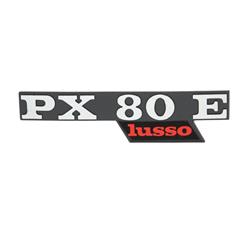 Schriftzug PX80 E Lusso Seitenhaube links 199361 für Vespa PX 80 E Lusso (D)