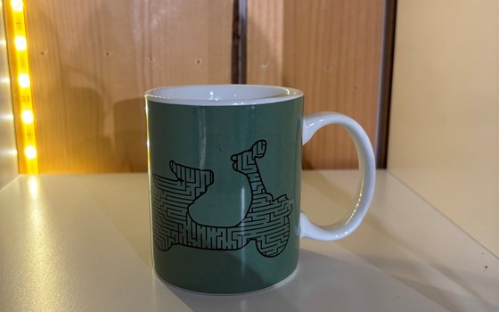 Tasse Vespa Labyrinth grün - Bild 4