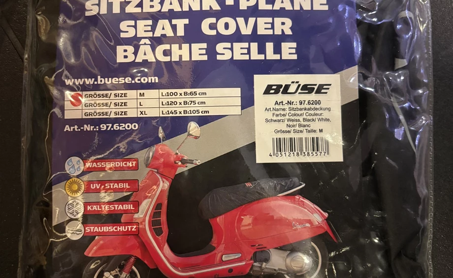 Sitzbankabdeckung Büse Sitzbankabdeckung schwarz  M Bild 1: Sitzbankabdeckung Büse Sitzbankabdeckung schwarz  M