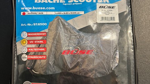 Abdeckplane BÜSE Roller Topcase Abdeckplane  schwarz