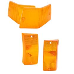 Blinkerglas Kit SIEM vorne & hinten für Vespa PX80-200/PE/Lusso/T5/LML Star/Deluxe/Stella
