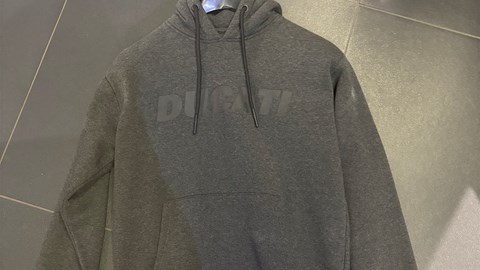 GRAU HOODED SWEATSHIRT LOGO