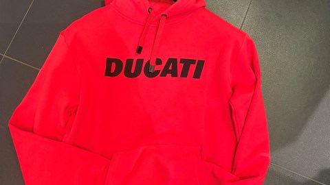 SWEATSHIRT DUCATIANA ROT