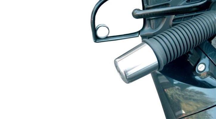 Edelstahl Lenkergewichte für BMW R1100RT, R1150RT Edelstahl Lenkergewichte für BMW R1100RT, R1150RT