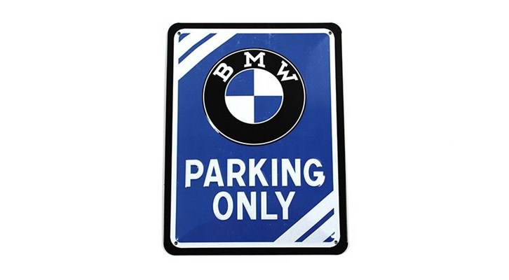 Blechschild BMW - Parking Only für BMW F800R Blechschild BMW - Parking Only für BMW F800R