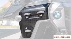 Carbon Kühlerabdeckung mit Löchern für Taschenhalter für BMW R1300GS & Adventure