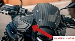 Carbon Windabweiser am Cockpit für BMW R1300GS & Adventure