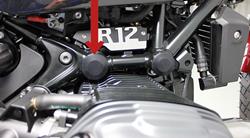 Abdeckkappen Motorbefestigung über Zylinder hinten für BMW R12nineT, R12, R12S & R12G/S