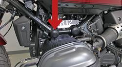 Abdeckkappen Motorbefestigung über Zylinder vorne für BMW R12nineT, R12, R12S & R12G/S