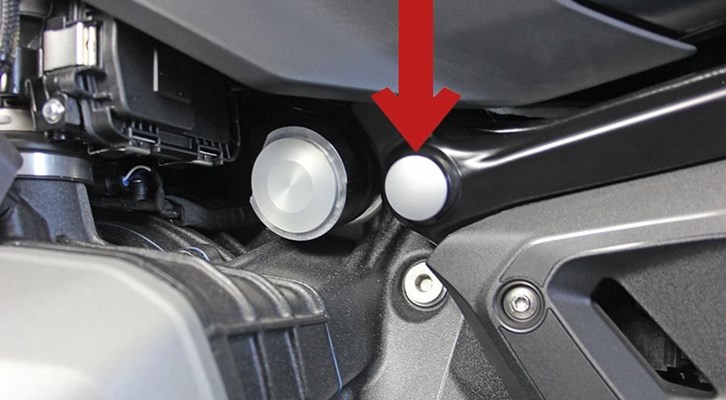 Rahmenabdeckkappen Motorbefestigung für BMW R1300RT Rahmenabdeckkappen Motorbefestigung für BMW R1300RT