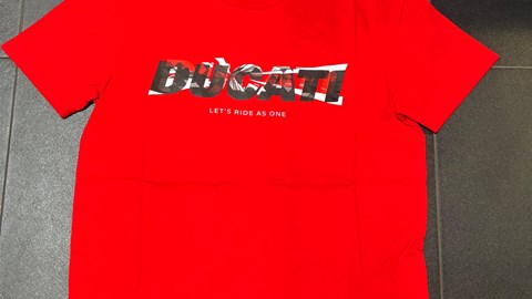 T-SHIRT  LOGO RED S