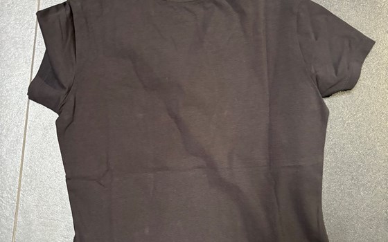 T-SHIRT  LOGO  SCHWARZ DAMEN L - Bild 2