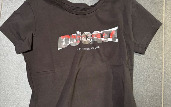 T-SHIRT  LOGO  SCHWARZ DAMEN L - Bild 1