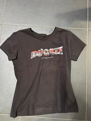 T-SHIRT  LOGO  SCHWARZ DAMEN L