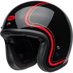 Helm BELL Custom 500 Chief, schwarz/rot, Gr. XL, 61-62cm Jethelm