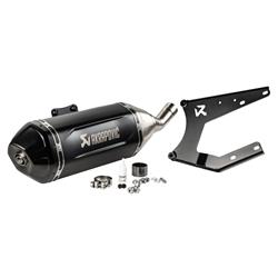 Rennauspuff AKRAPOVIC Black Edition SLIP-ON S-VE125SO5-HWSSBL für Vespa/PIAGGIO Primavera 125ccm (`24-)