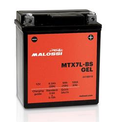 Batterie MALOSSI 12V/6Ah, MTX7L-BS für Vespa